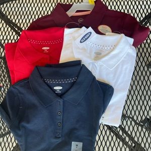 Girl uniform shirts size 8